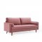 Valour Sofa in Dusty Rose Velvet Fabric by Modway w/Options