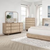 Kailani Bedroom 225041 in Beige Oak by Coaster w/Options