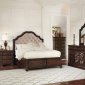 Ilana Bedroom 205280 in Antique Java by Coaster w/Storage Bed