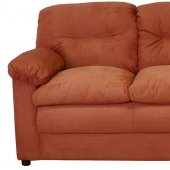 6300 Lisa Sofa & Loveseat Set in Bulldozer Persimmon by Chelsea