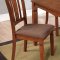 Brown Finish Modern 5Pc Dining Set