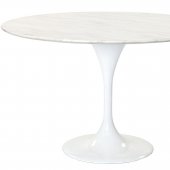 Lippa 48" Marble Table in White by Modway EEI-143