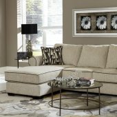 347709 Daisy Sofa Chaise in Cream Fabric by Chelsea