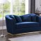 Arabella Sofa 617 in Navy Velvet Fabric by Meridian w/Options