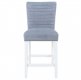 Monaco 03 Bar Stool Set of 4 in Gray Velvet by Global