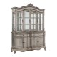 Ariadne Buffet with Hutch DN02284 in Antique Platinum by Acme