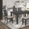 Dalila Dining Room Set 6Pc 102721 in Cappuccino by Coaster