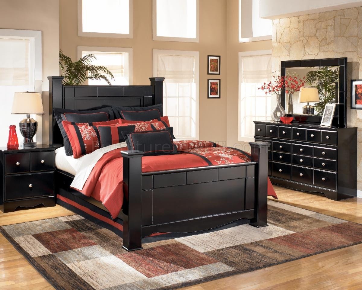 Shay Bedroom 5pc Set B271 In Almost Black By Ashley
