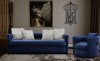 Kennedy Sofa TOV-L6126 in Navy Velvet Fabric by TOV Furniture