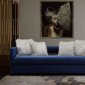 Kennedy Sofa TOV-L6126 in Navy Velvet Fabric by TOV Furniture