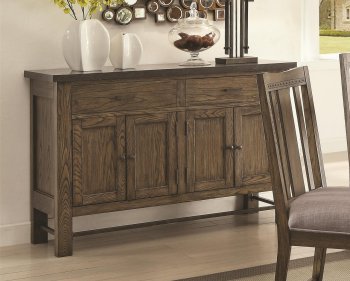 Willowbrook 106985 Server in Rustic Ash by Coaster [CRBU-106985 Willowbrook]