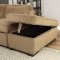 Felicity Sectional Sofa CM6521MC in Mocha Chenille Fabric