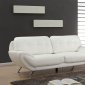 Reanna Sofa CM6414WH in White Breathable Leatherette w/Options