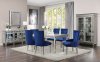 Varian Dining Table 66160 in Mirrored by Acme w/Options