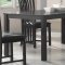 103231 5Pc Dining Set by Coaster in Cappuccino w/Options