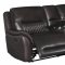 Jeremy Motion Sectional Sofa 609700 in Dark Brown by Coaster