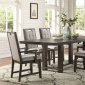 Rathdrum 5Pc Dining Room Set 5654 in Dark Oak by Homelegance