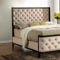 Chanelle CM7210 Fabric Bed in Espresso