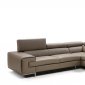 Magnolia 7634 Sectional Sofa in Genuine Italian Leather by IDP