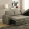 Derwyn Sectional Sofa 51645 in Light Brown Linen Fabric by Acme