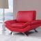 UFM151 Sofa 3Pc Set in Red Bonded Leather by Global