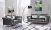 U9160 Sofa in Blanche Silver Bonded Leather by Global w/Options