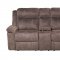 Kisner Motion Sofa & Loveseat Set in Brown by Klaussner