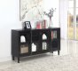 Accent Cabinet 950780 in Black w/Glass Doors by Coaster