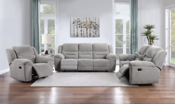 Gilson Motion Sofa 602551 Gray Fabric by Coaster w/Options [CRS-602551 Gilson]