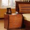 5 Piece Mahogany And Cherry Finish Modern Bedroom Set