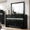 Chrissy 5Pc Bedroom Set CM7552BK in Black w/Options