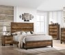 Morales Bedroom Set 5Pc 28600 in Rustic Oak by Acme w/Options