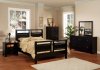 Black Finish Modern 5Pc Bedroom Set w/Queen or Full Bed