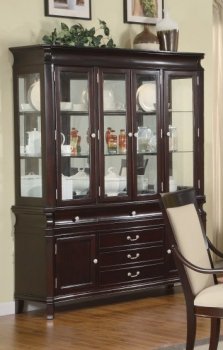 Merlot Cappuccino Finish Contemporary Dining Buffet [CRBU-101941-101944-Beverly]