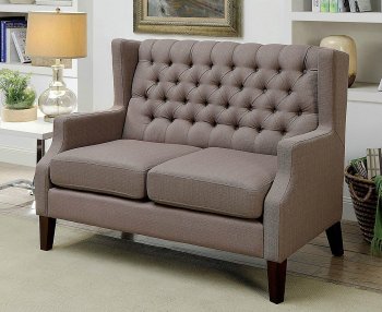 Robin Loveseat CM-BN6186 in Brown w/Optional Accent Chair [FAS-CM-BN6186-Robin]