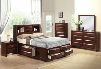 21600 Ireland Bedroom in Espresso by Acme w/Options [AMBS-21600 Ireland]