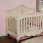 Light Beige Finish Modern Baby Crib