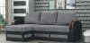 Tommy Sectional Sofa in Gray Fabric by Skyler Design