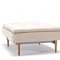 Dublexo Sofa Bed in Natural by Innovation w/Arms & Light Wood