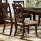 D550 Dining Table in Dark Pecan w/Optional Items