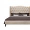 8856 Upholstered Bed in Champagne by Global w/Options