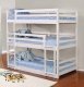 401302 Triple Twin Bunk Bed in White by Coaster