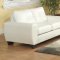 G207 Sofa & Loveseat in White Bonded Leather by Glory w/Options