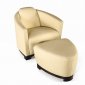 Alba Club Chair by Beverly Hills Furniture in Full Leather