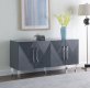 Anastasia Buffet 320 in Grey Lacquer by Meridian