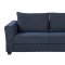 U9196 Sofa & Loveseat Set in Blue Chenille by Global w/Options