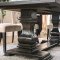 Nerissa Dining Table CM3840T in Antique Black w/Options