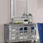 Varian Server 66159 in Mirror & Antique Platinum by Acme