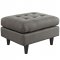 Empress Sofa in Granite Fabric by Modway w/Options