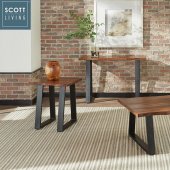 721828 Coffee Table in Grey Sheesham - Scott Living by Coaster